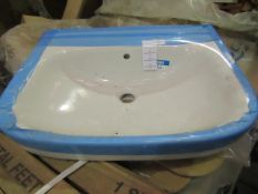 Roca - Debba Sink ( No Tap Hole ) - 600mm - New. RRP ?109
