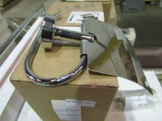 Cosmic - Chrome Toilet Paper Holder - Good Condition & Boxed.