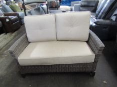 Agio 2 seater Rattan sofa in good condition but its has 3 bolts missing from mechanism