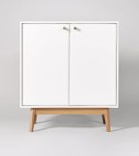 Swoon Thurlestone Cabinet in White Natural Mango Wood RRP £399 SKU SWO-AP-thurlestonecabinetwhib-BC6