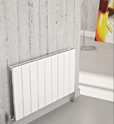 Carisa - Nemo White Radiator - 1040x600mm - Unchecked For Hanging Kits, Viewing Recommended Before