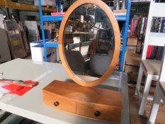 Cotswold Company Winchcombe Oiled Oak Vanity Mirror RRP Â£145.00 (PLT COT-APM-A-3216) - This item