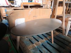 Moot Group Hudson Living Bergen Scandi Oval Coffee Table RRP Â£130.00 - This item looks to be in