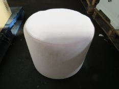 Cox & Cox Rene Pouffe - Soft Blush RRP Â£195.00 (PLT B000767) - This item looks to be in good