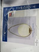Searchlight Avalon 1lt Ball Pendant Gold With Matt Opal Glass RRP ô?48.00 - This lot contains