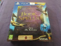 Playstation 3 - Wonderbook Miranda Goshawk Book of Spells - J.K.Rowling - Unchecked & Boxed.