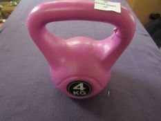 Unbranded - 4KG Kettle bell Weight - Slight Damages On Handle, No Packaging.