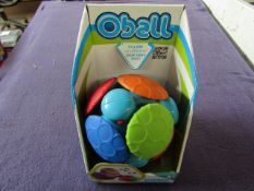 Oball - Wobble Bobble Interactive Music Toy - Untested & Boxed.