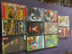 11x PC Disc Games - Assorted, Unchecked.