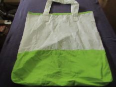 LG Land - Set of 10 Green Cotton Long Handle Bags ( 44w x 40h ) - Unused & Packaged.