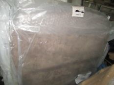 Carpetright SLEEPRIGHT VIRGINIA Headboard 4ft6 Double Taupe RRP ??199.00 - This item looks to be
