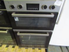 BEKO Pro Recycled Net Electric Double Oven Silver BBXDF22300S RRP ??329.00 - The items in this lot