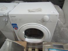 Indesit I1D80WUK 8Kg Vented Tumble Dryer - White RRP £229.00Indesit I1D80WUK 8Kg Vented Tumble Dryer