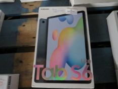 Samsung Galaxy Tab S6 Lite 64GB IMEI 355579428822674 Oxford Grey Grade A powers on and looks for