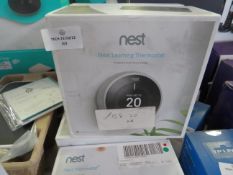 Nest Learning Wireless Heating & Hot Water Thermostat Stainless Steel boxed unchecked