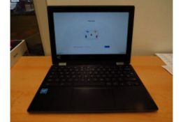 Asus Chrome Book Spin 511 laptop, powers on and appears to be in 1st person set up, comes with