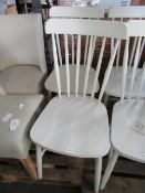 Cotswold Company Elkstone Pale Grey Spindleback Chair Set of Two RRP Â£240.00 Simplicity is key to