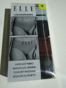 Elle - Seamless Ladies Briefs ( Pack of 4 ) - Size Small - new & Packaged.