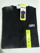 Fila - Lucano T/Shirt Black - Size Small - New With Tags.
