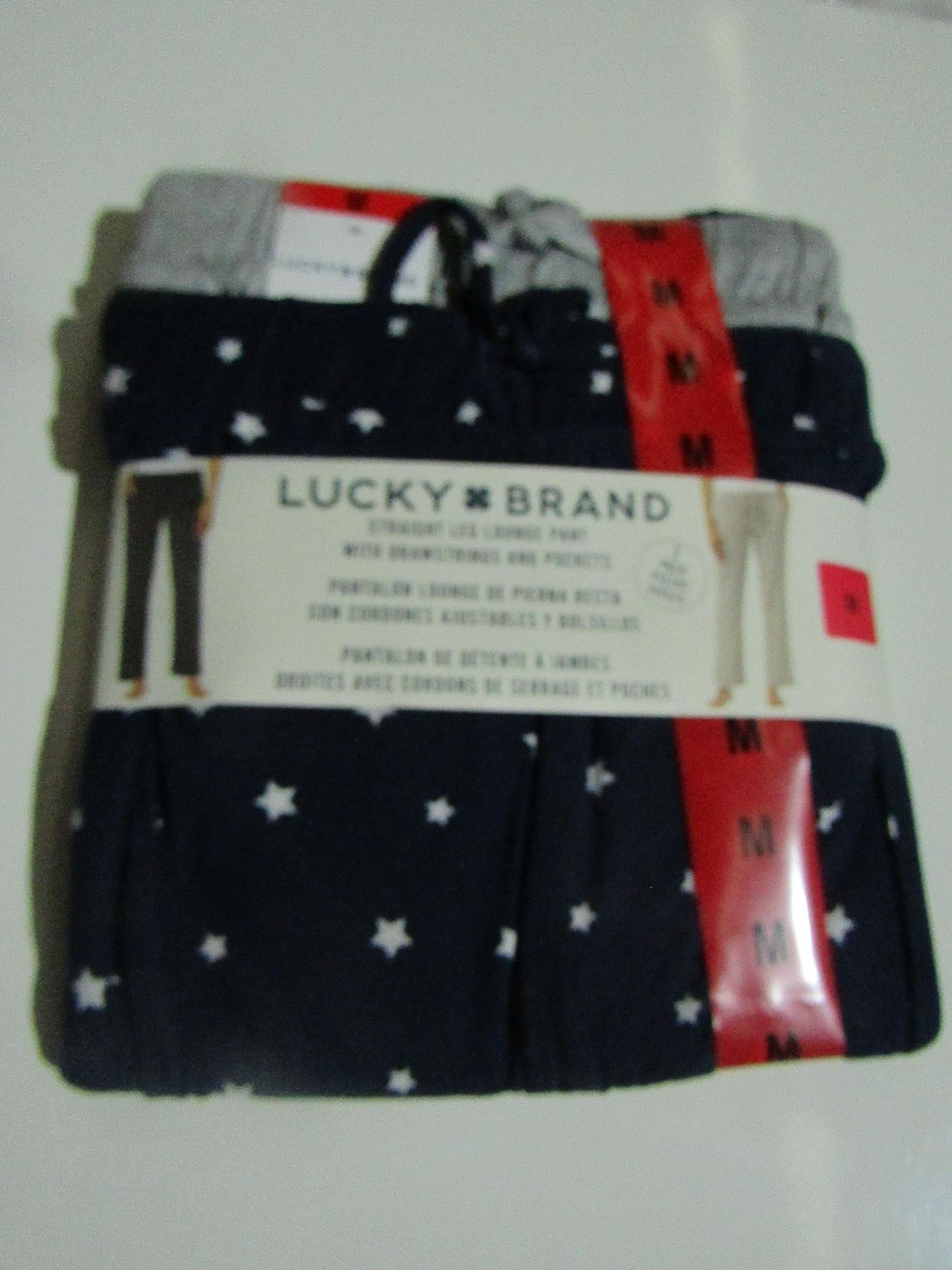 Lucky Brand - Straight Leg Lounge Set With Pockets - Size Medium - New & Packaged.