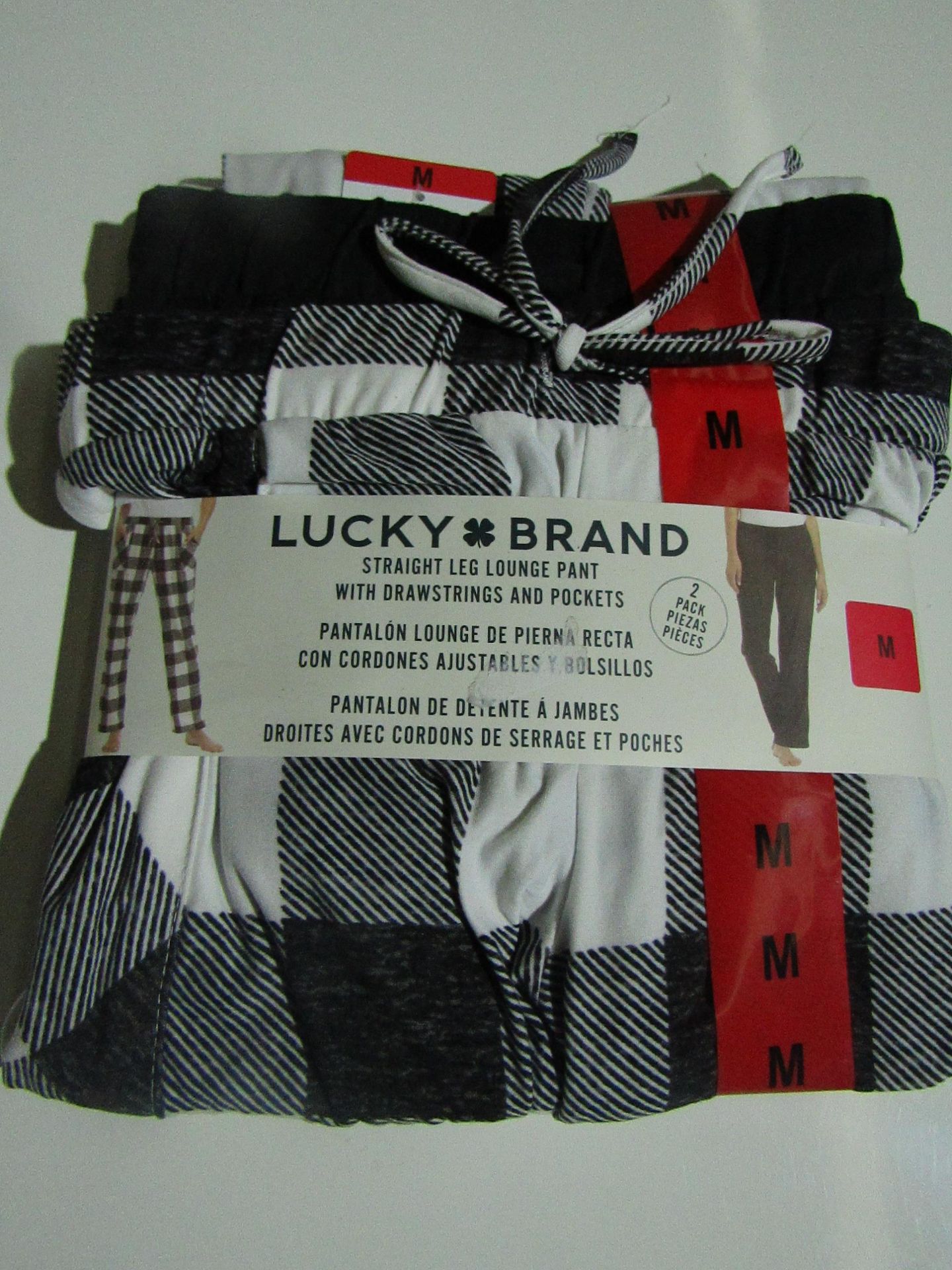 Lucky Brand - Straight Leg Lounge Set With Pockets - Size Medium - New & Packaged