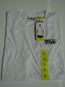 Fila - Lucano T/Shirt White - Size Small - New With Tags.