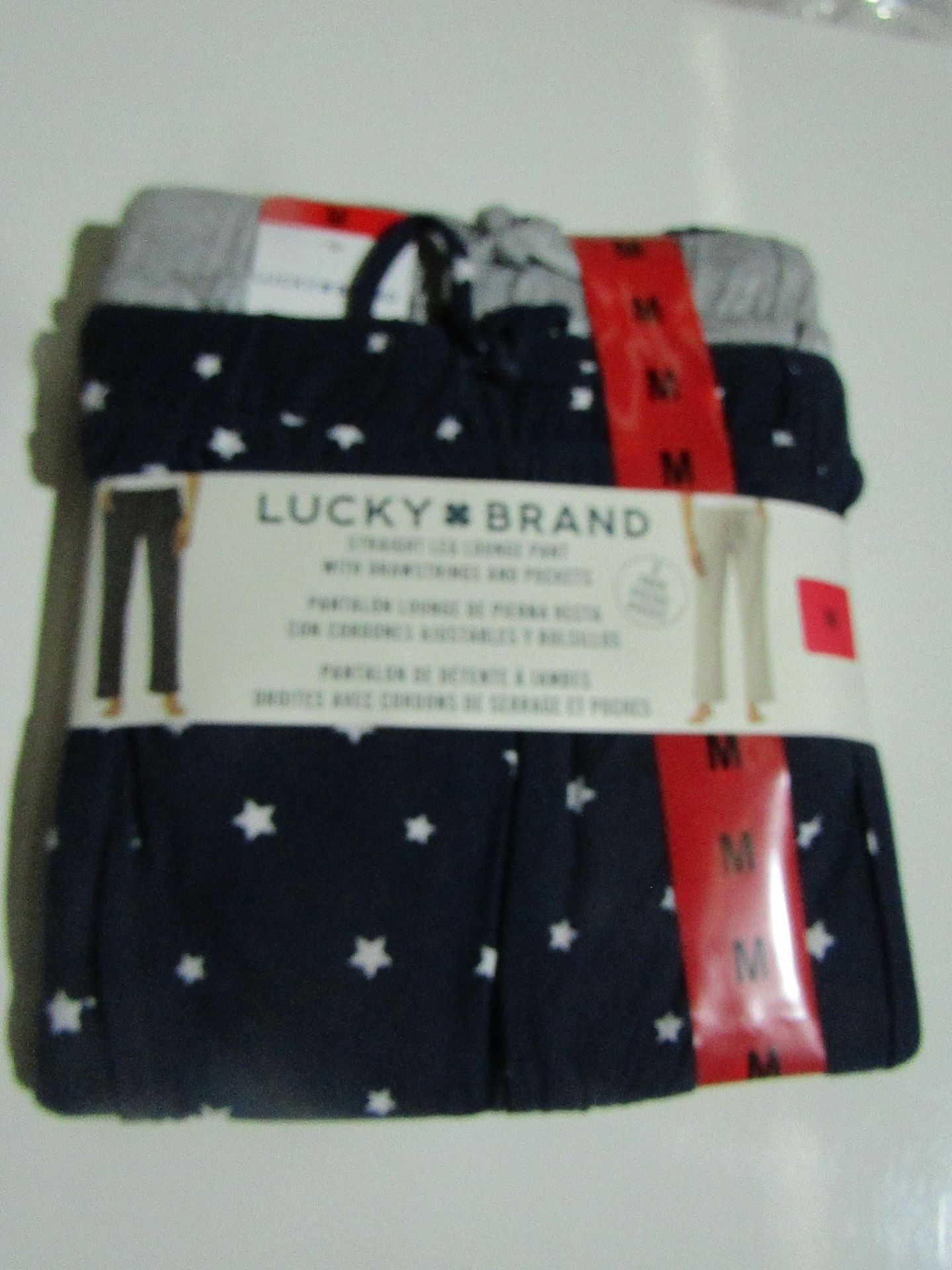 Lucky Brand - Straight Leg Lounge Set With Pockets - Size Medium - New & Packaged.