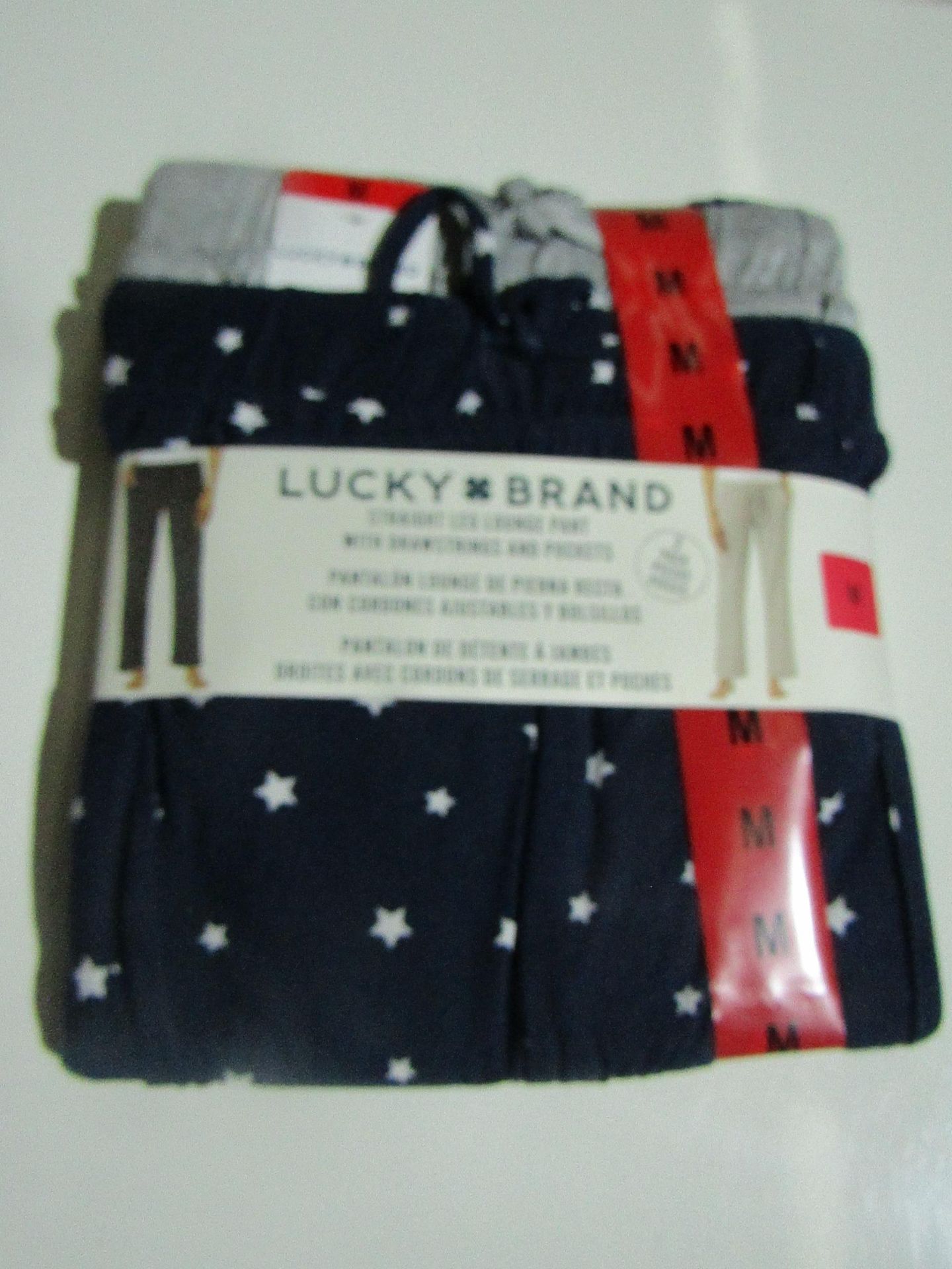 Lucky Brand - Straight Leg Lounge Set With Pockets - Size Medium - New & Packaged.