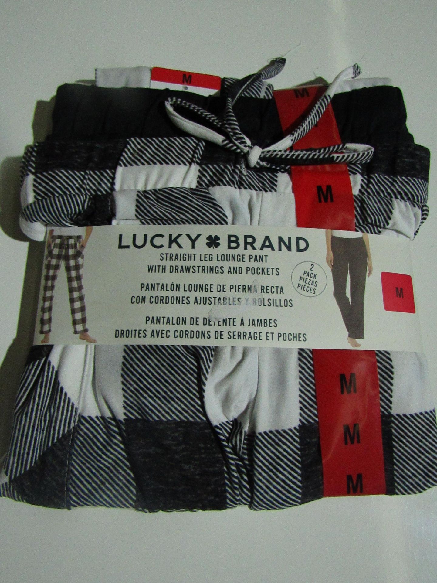 Lucky Brand - Straight Leg Lounge Set With Pockets - Size Medium - New & Packaged