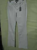Arizona Bell Bottom Jeans White Size 16 New With Tags