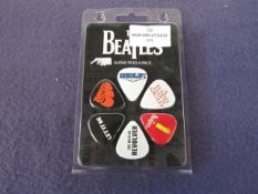 6x The Beatles - Guitar Picks ( 6 Per Pack ) - New & Packaged.