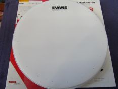 Evans - 14" HD Dry Snare Batter - Good Condition & Boxed.