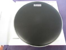 Evans - 14" Hydraulic Black Coated Snare Batter - Good Condition & Boxed.