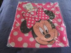 3x Disney - Minnie Mouse Shoulder Bag With Zip - New & Packaged.