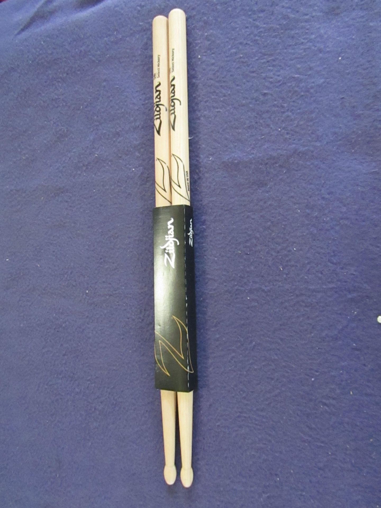 Zildjian - 5B Select Hickory Drum-Sticks - Good Condition.