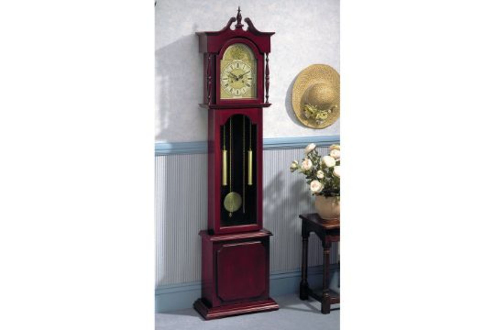 The Belgravia grandfather clock, with its stylish, traditional design would look great in any room