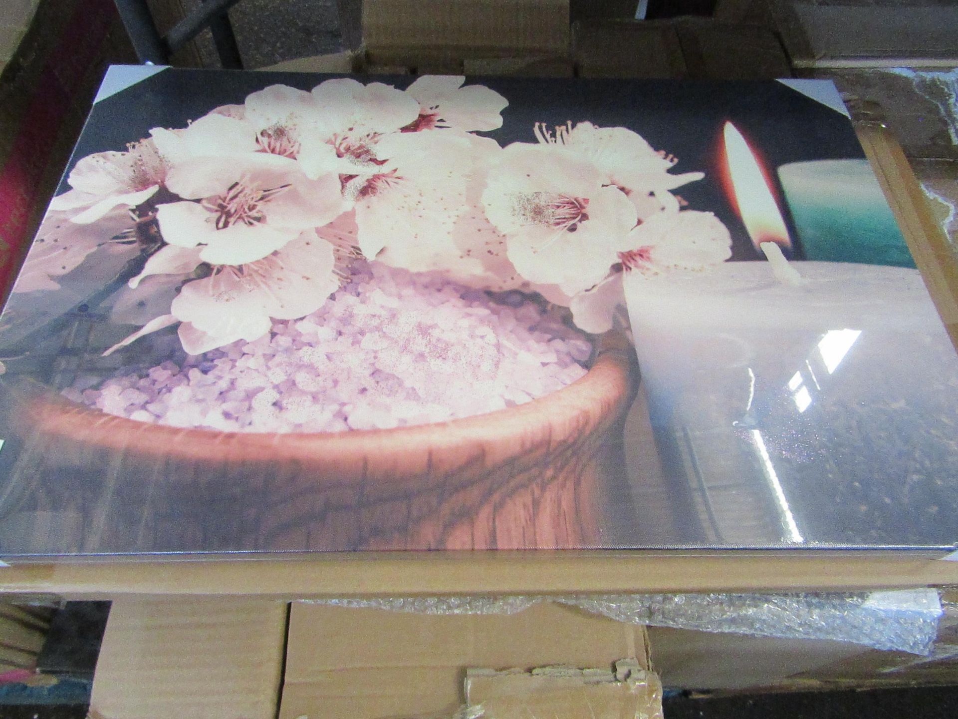 4x Sets of 2 Battery Illuminated Canvases - Unused & Boxed.