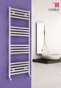 Carisa - Fame Ladder Radiator Polished Steel - 1460x500mm - Item States Has Damages, Unchecked For