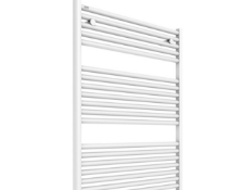 Tissino - White Towel Radiator - 1212x750mm - Unchecked For Hanging Kits, Viewing Recommended Before
