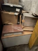 1 Pallet of approx various Mixed Bathroom & Sink Cabinets. all unchecked see image