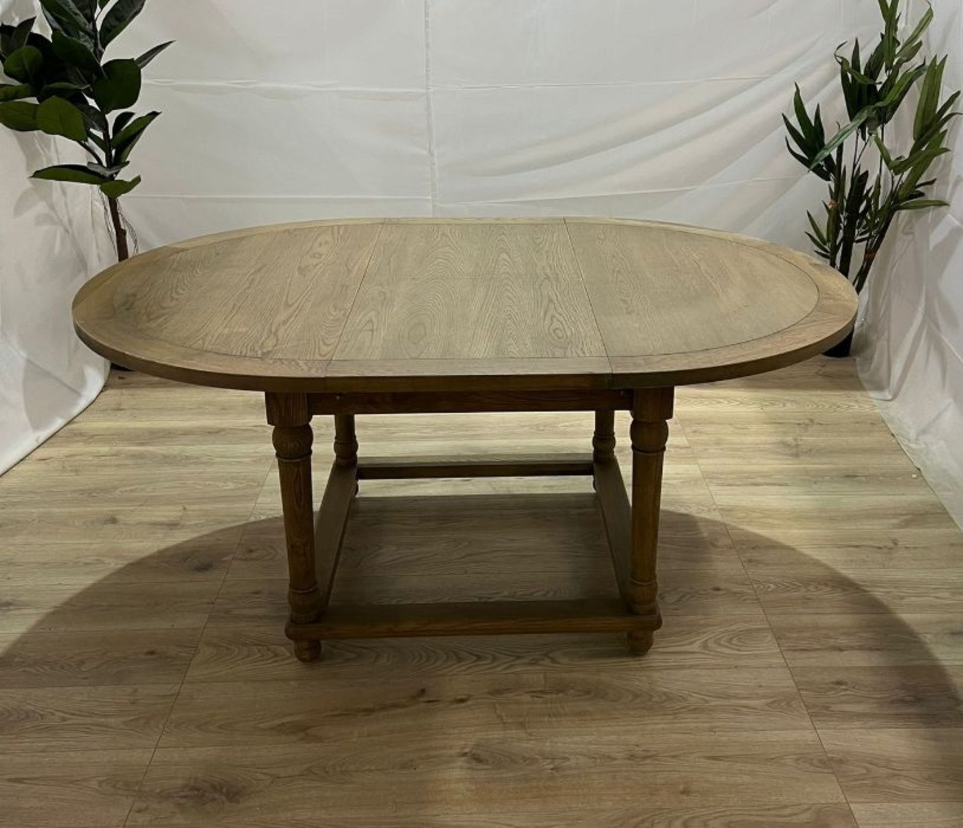 Oka Radnor Dining Table Extending Seats 6 RRP £2895.00 SKU OKA-9WKX105PGNTL-0-B PID NOMANI712 Radnor - Image 2 of 2