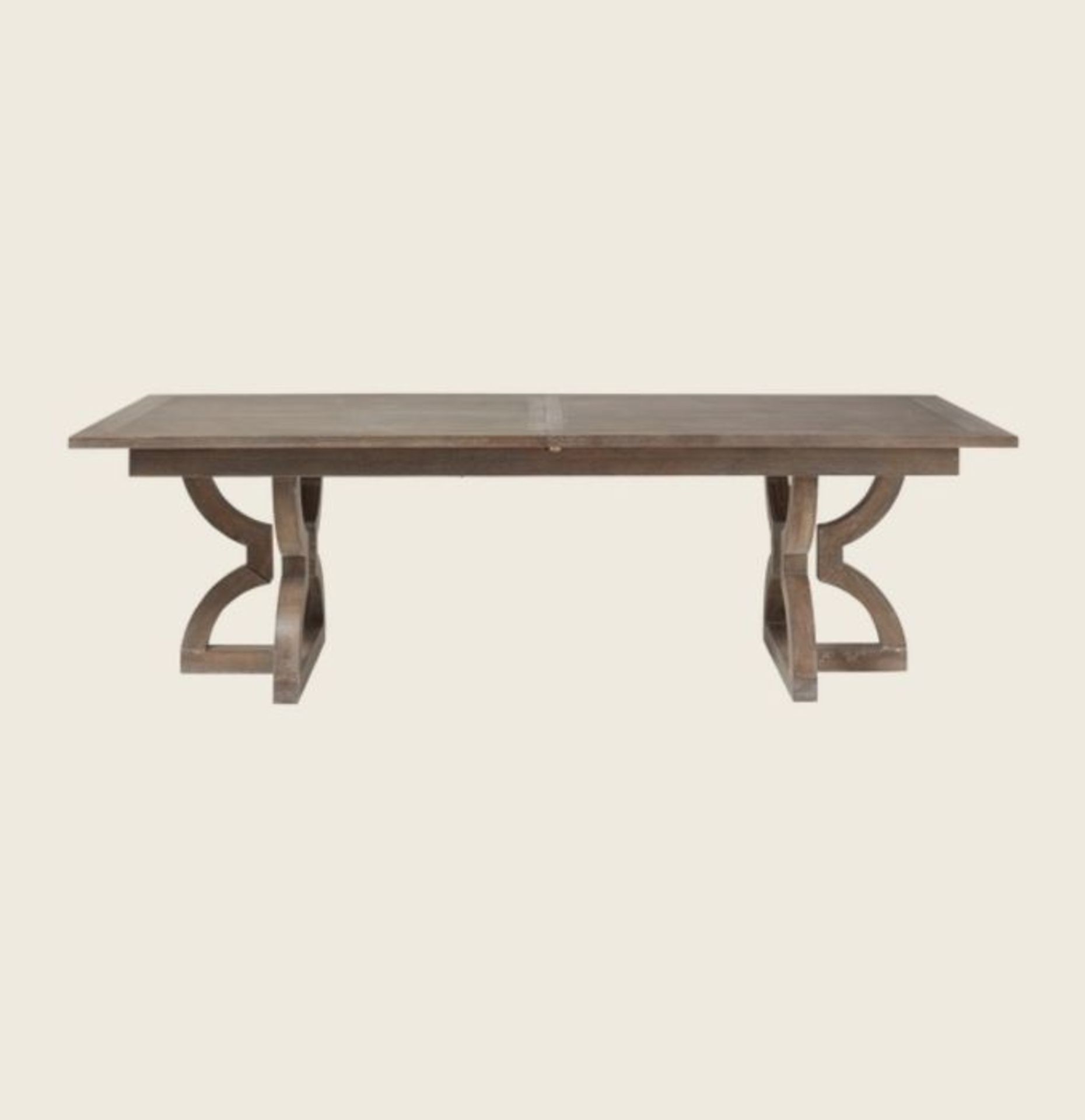 Oka Kaishu Extending Table Watered Grey RRP £3895.00 Graded Return SKU OKA-9WKX107GYM-0-BC810 Oka