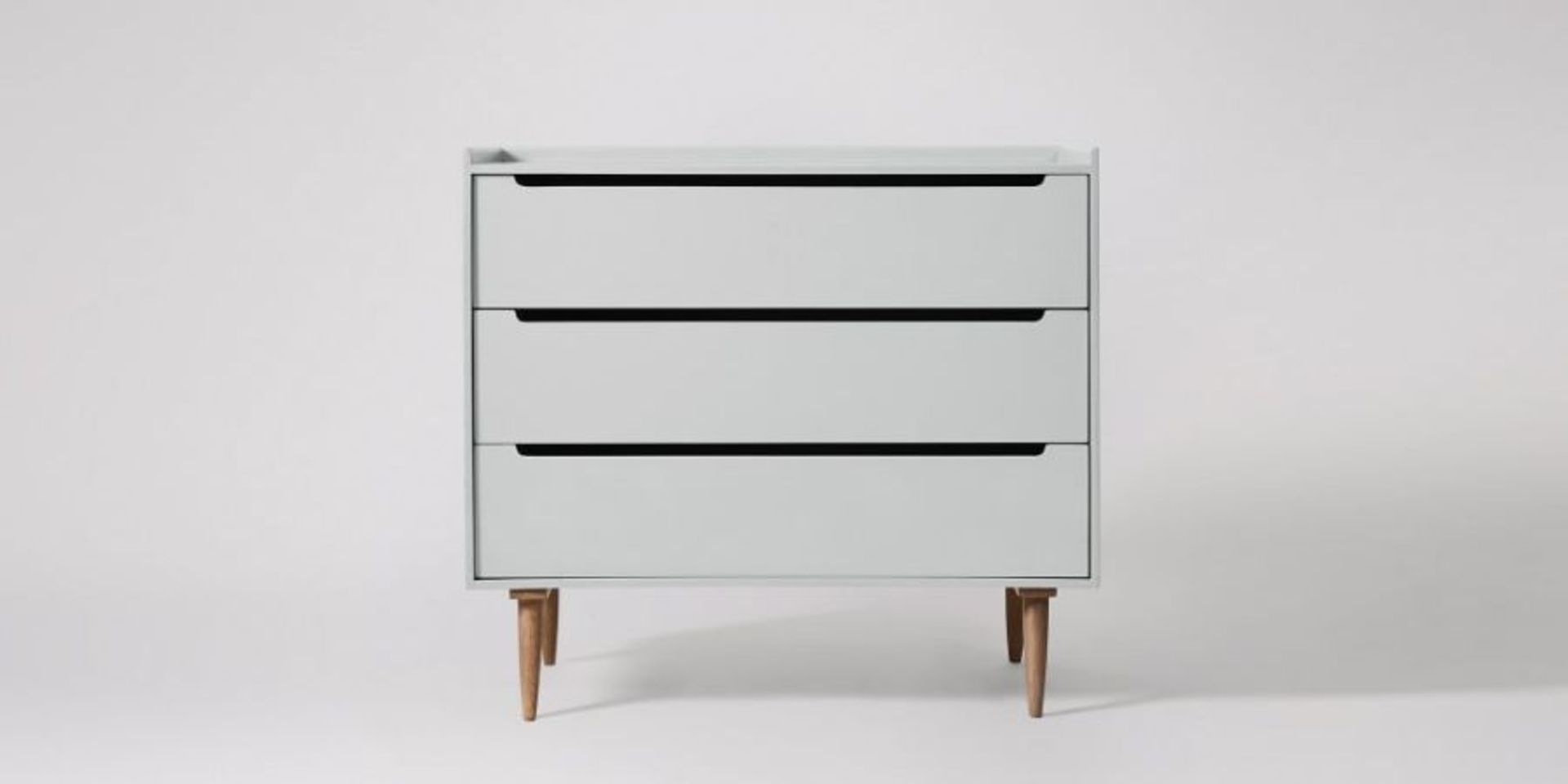 Swoon Jupiter Chest Of Drawers in Light Grey RRP £329.00 (SKU SWO-AP-jupiterchestthredrlightgre- - Image 3 of 5