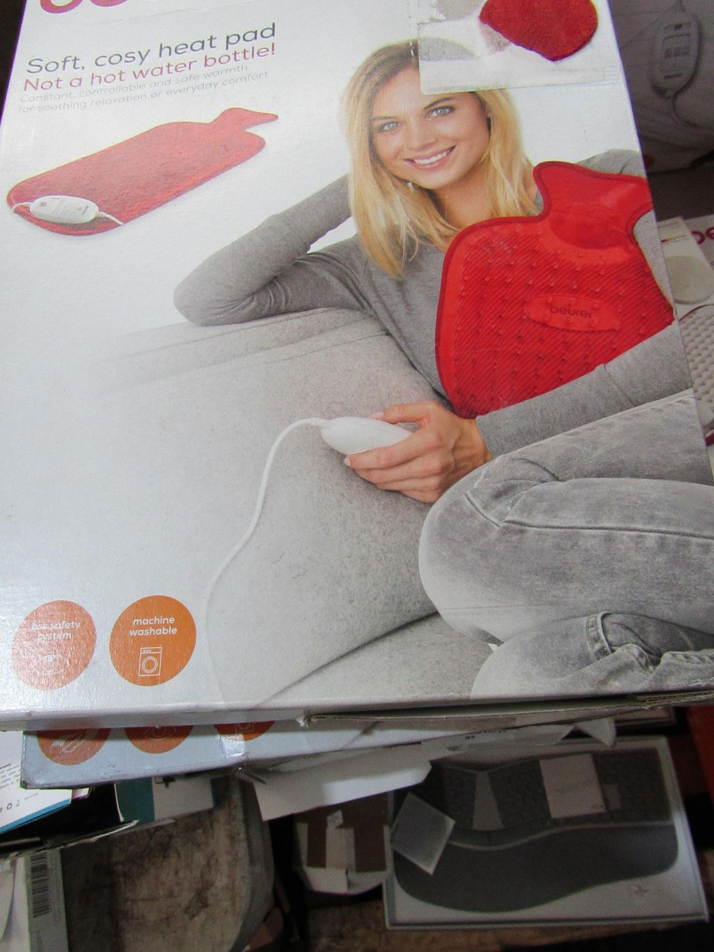 Beurer Soft Cosy Heat Pad boxed tested working see image