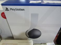 PlayStation 5 Pulse 3D Wireless Headset in original packaging Sound is Working & Mic appears to