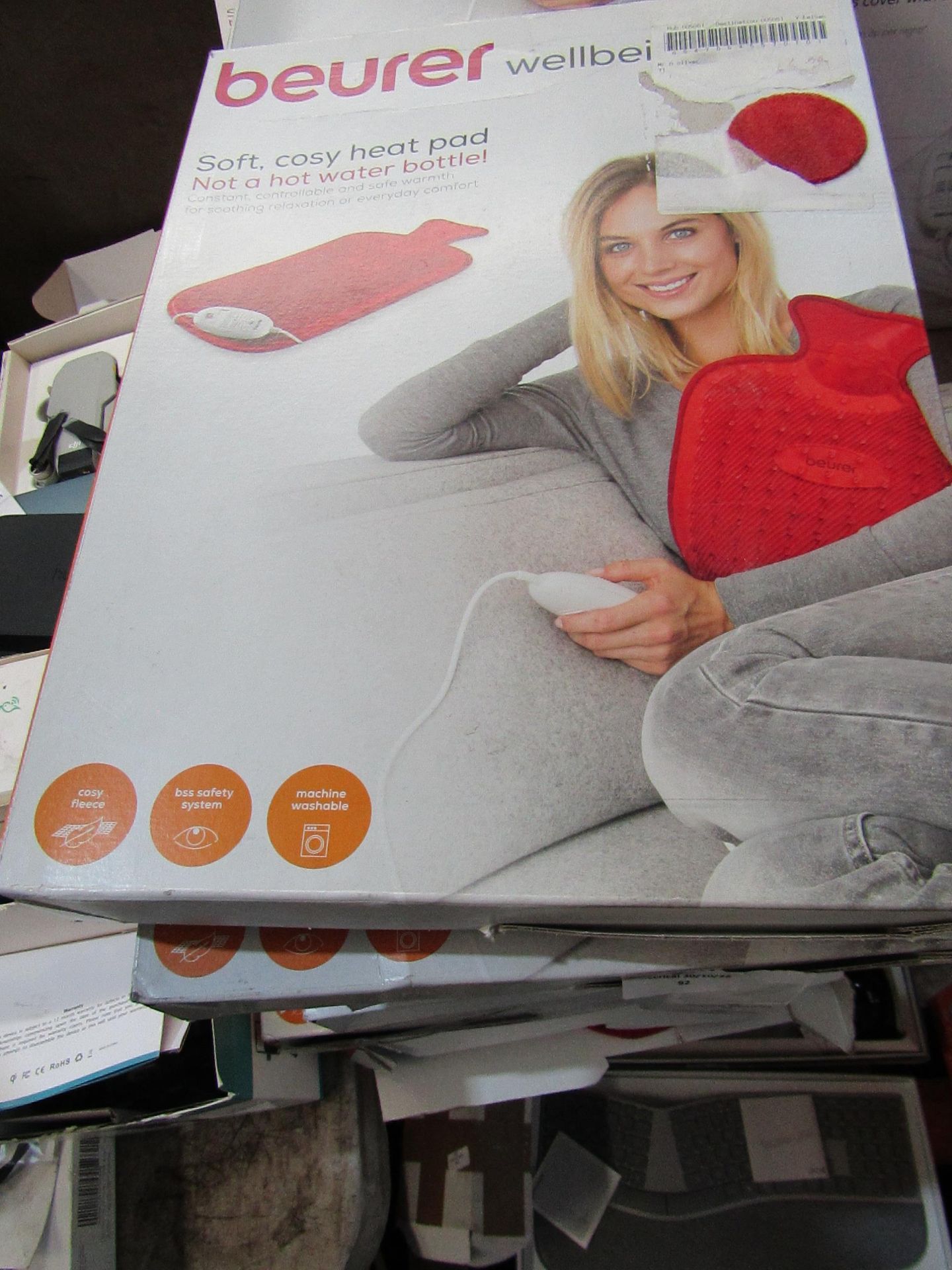 Beurer Soft Cosy Heat Pad boxed tested working see image