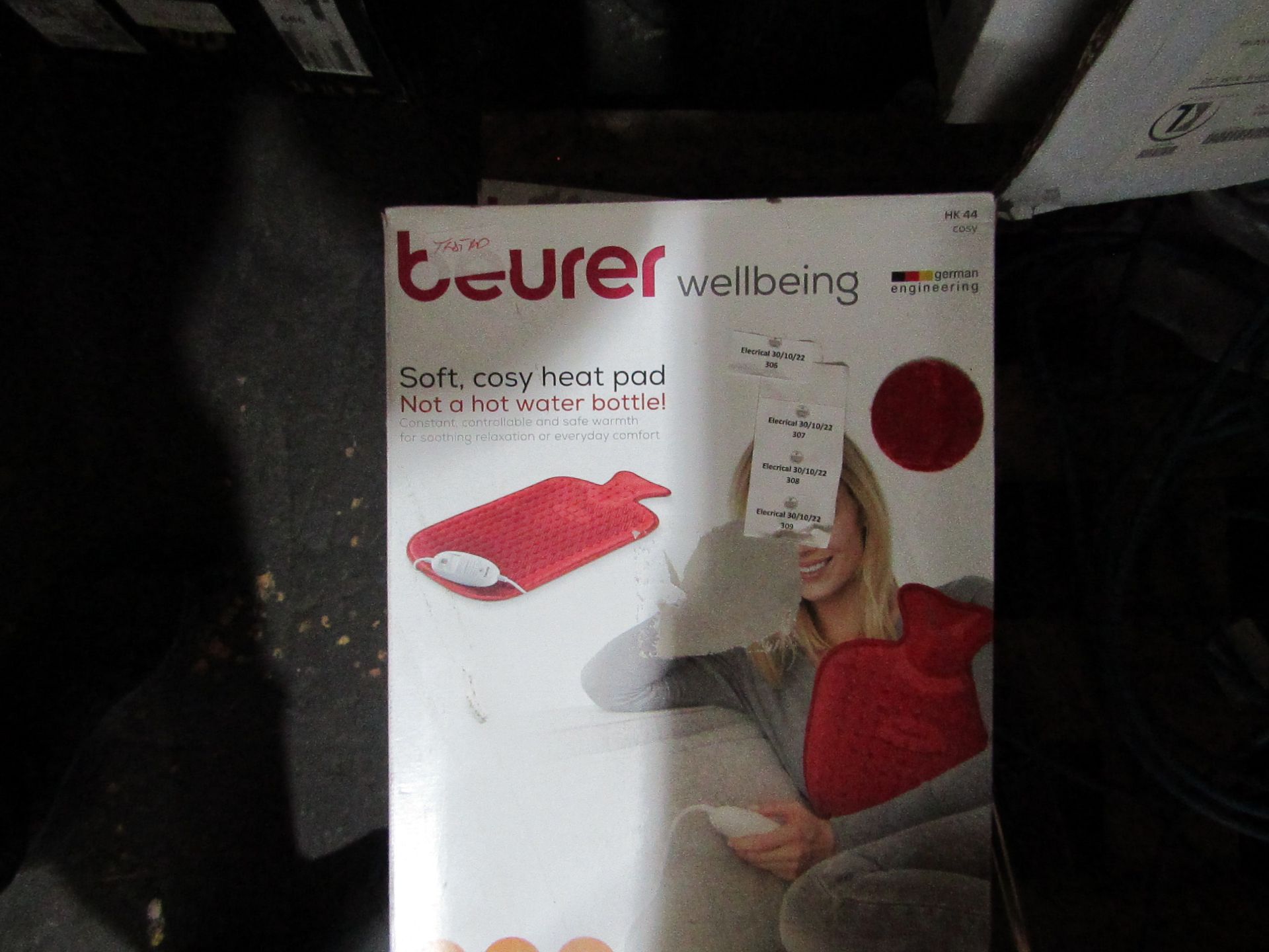 Beurer Soft Cosy Heat Pad boxed tested working see image