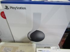 PlayStation 5 Pulse 3D Wireless Headset in original packaging Sound is Working & Mic appears to