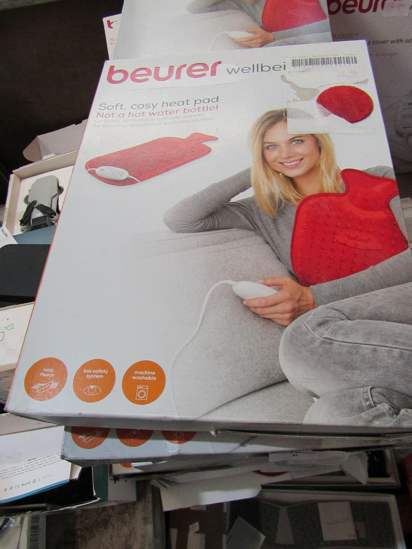 Beurer Soft Cosy Heat Pad boxed tested working see image