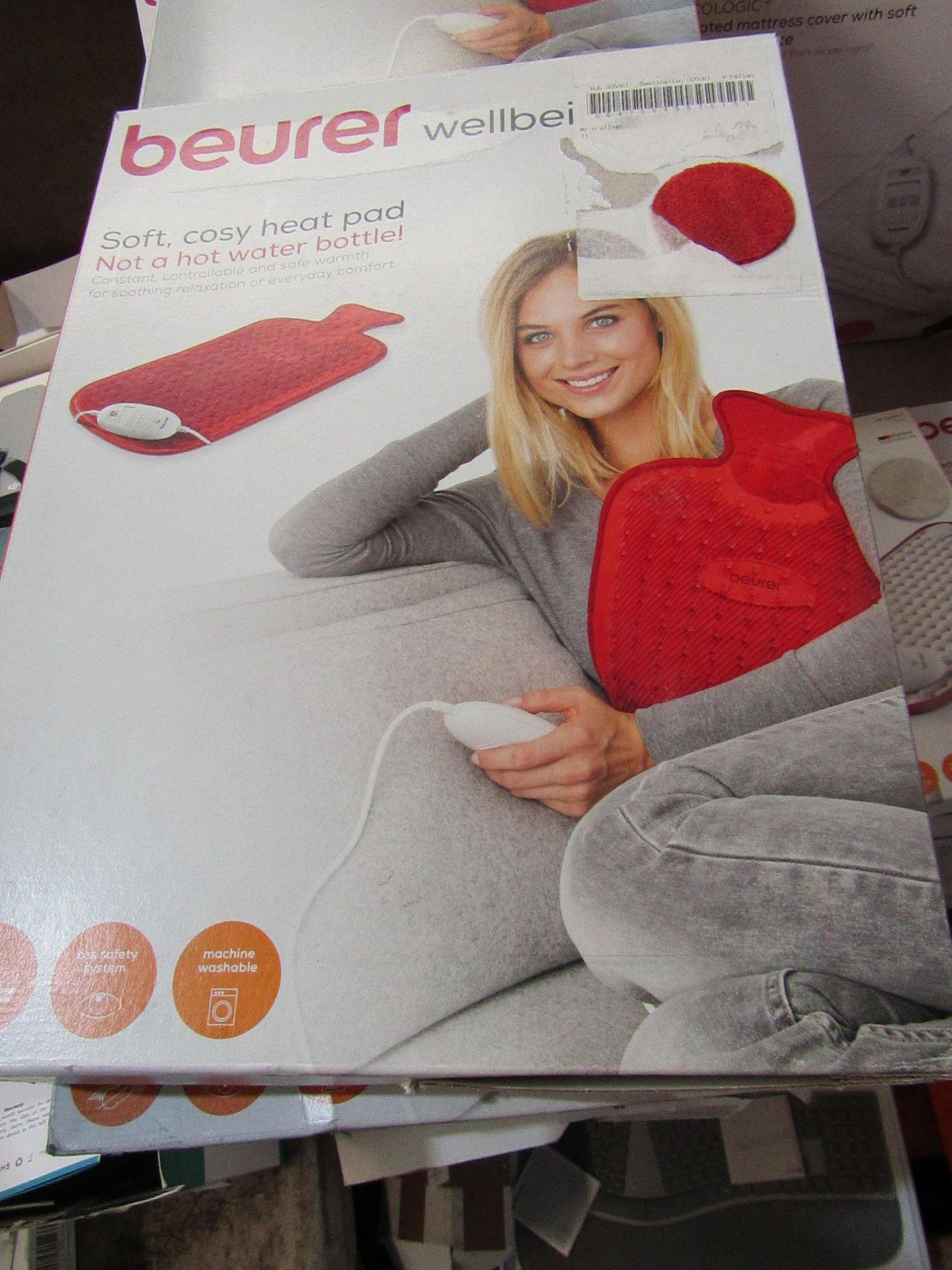 Beurer Soft Cosy Heat Pad boxed tested working see image